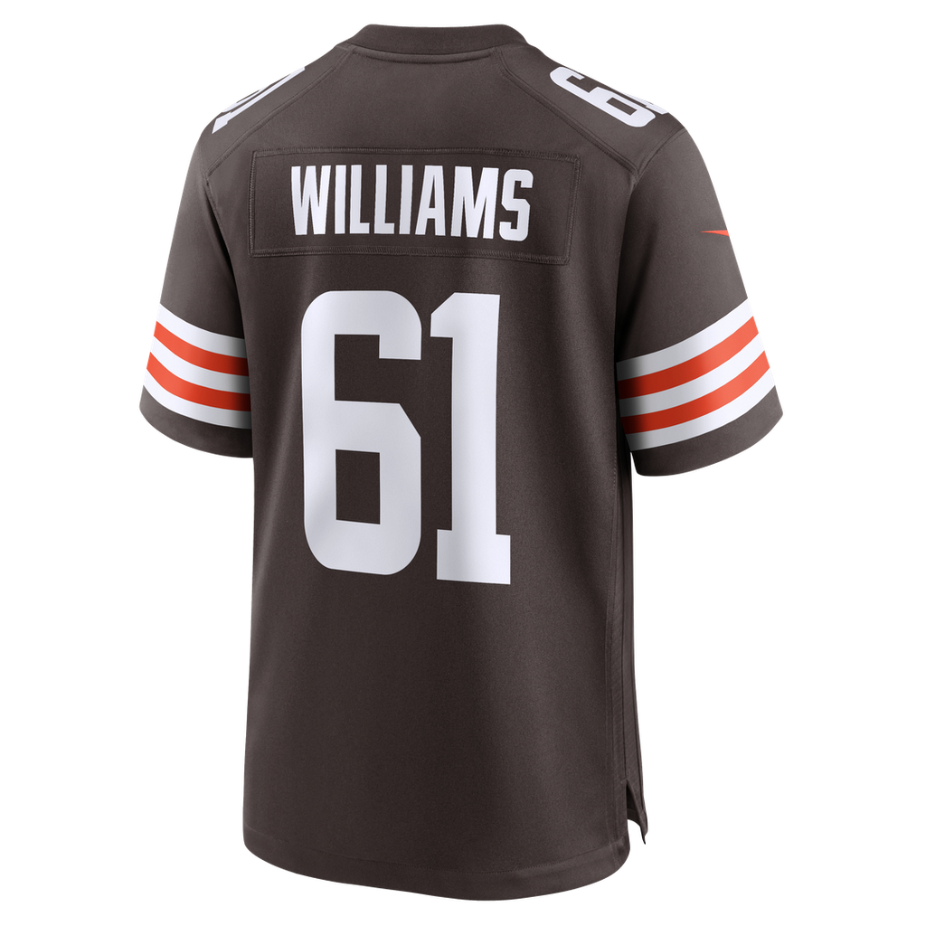 Cleveland Browns Chris Williams Nike Brown Game Jersey