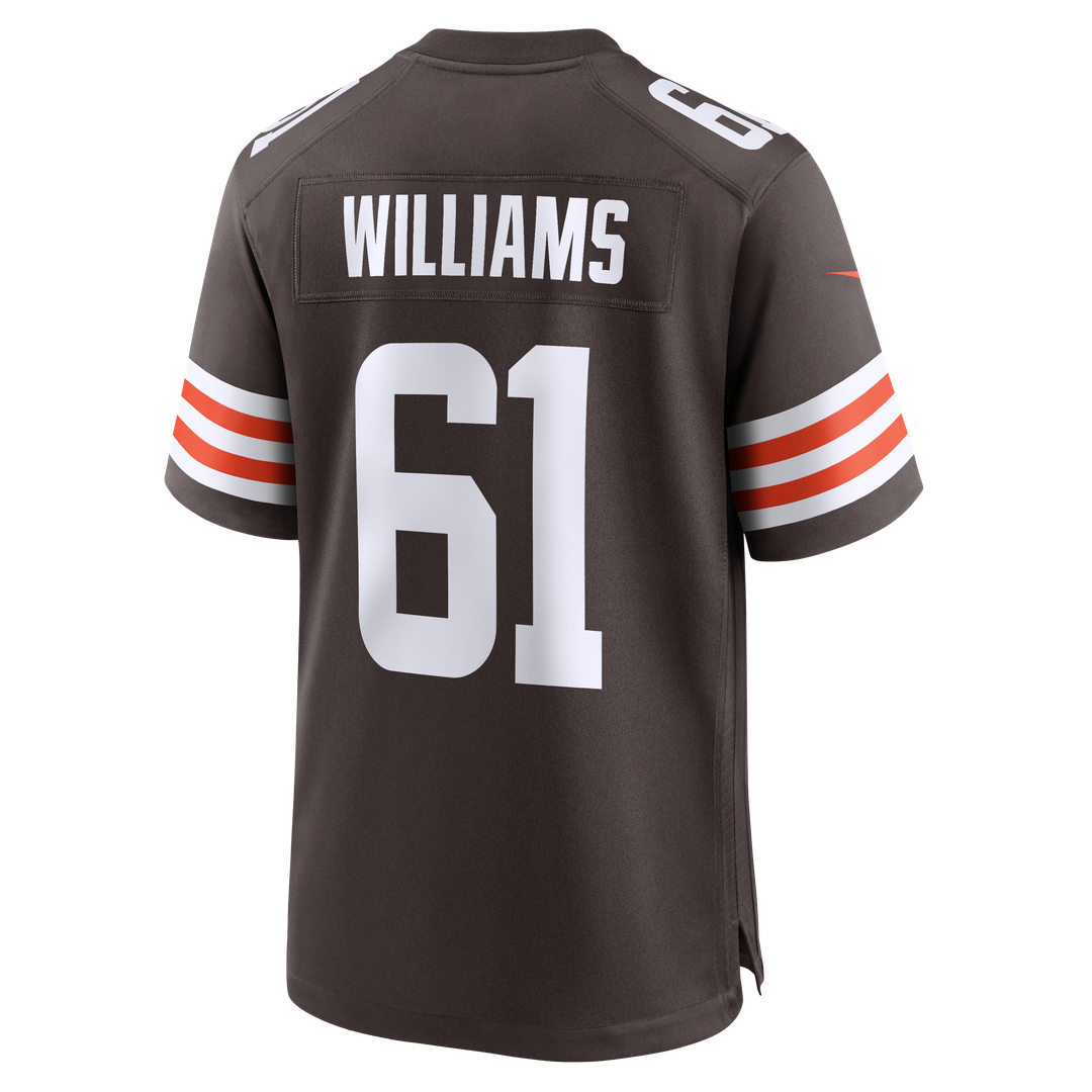 Cleveland Browns Chris Williams Nike Brown Game Jersey