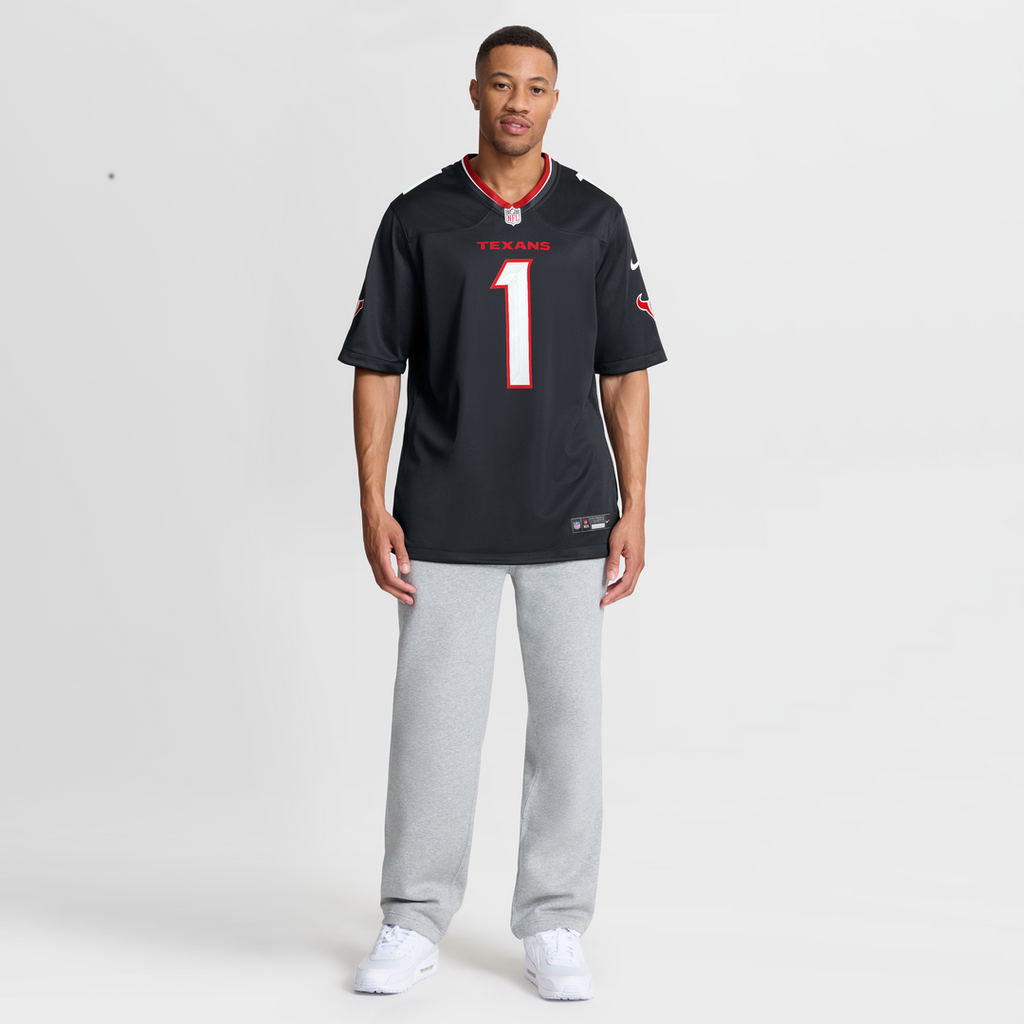 Houston Texans Tank Dell Nike Navy Game Jersey