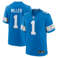 Detroit Lions Blake Miller Nike Blue Game Jersey
