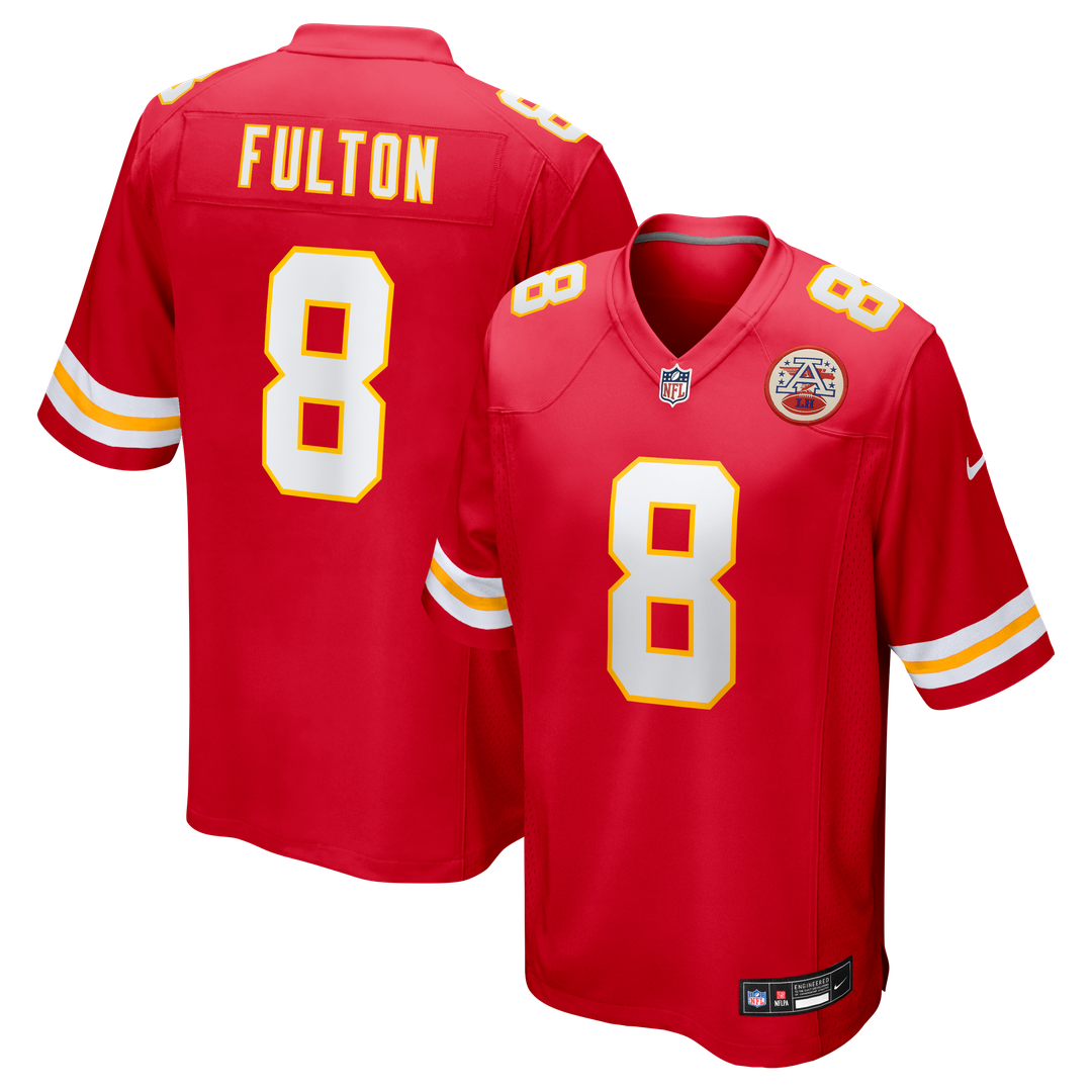 Kansas City Chiefs Kristian Fulton Nike Red Game Jersey