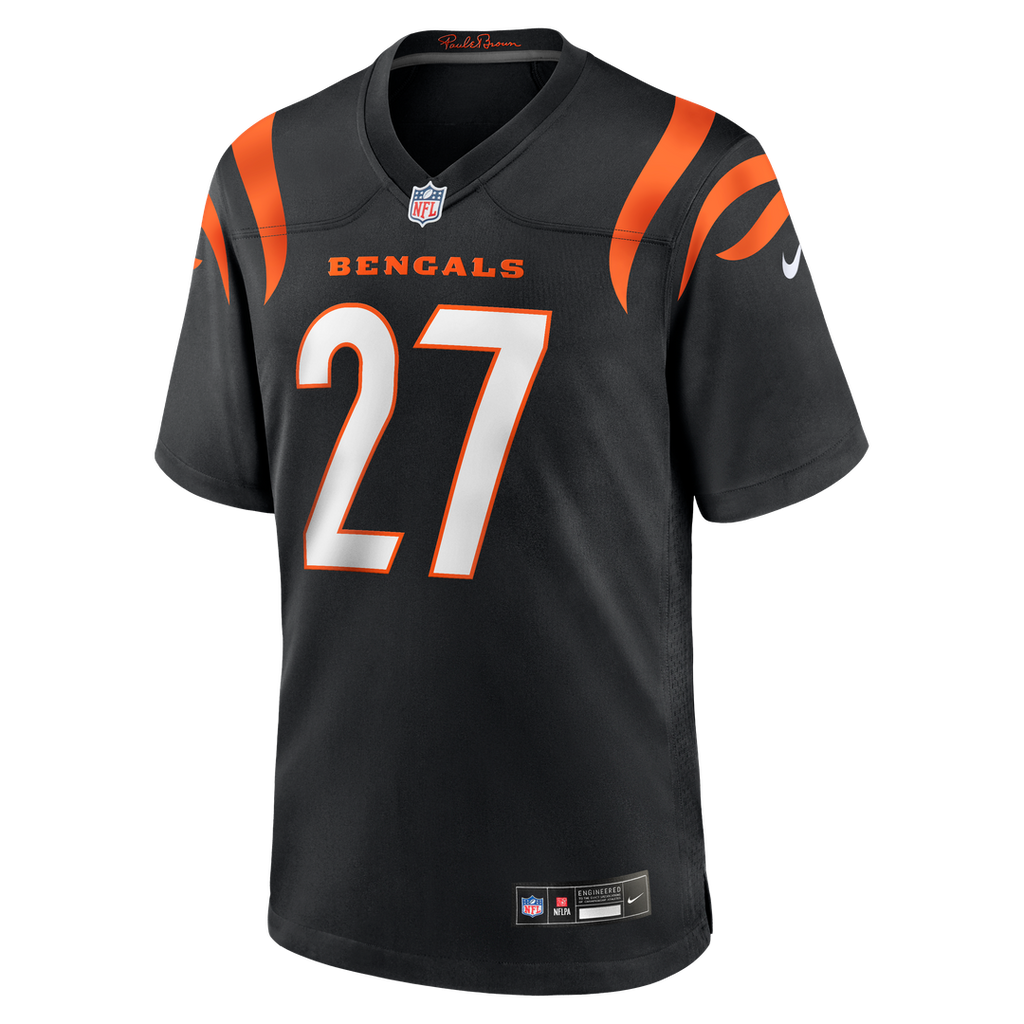 Cincinnati Bengals Jordan Battle Nike Black Game Jersey
