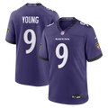 Baltimore Ravens Zion Young Nike Purple Game Jersey