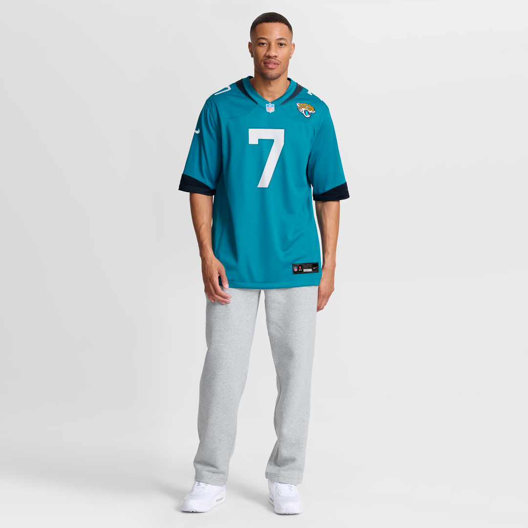 Jacksonville Jaguars Brian Thomas Jr Nike Teal Game Jersey