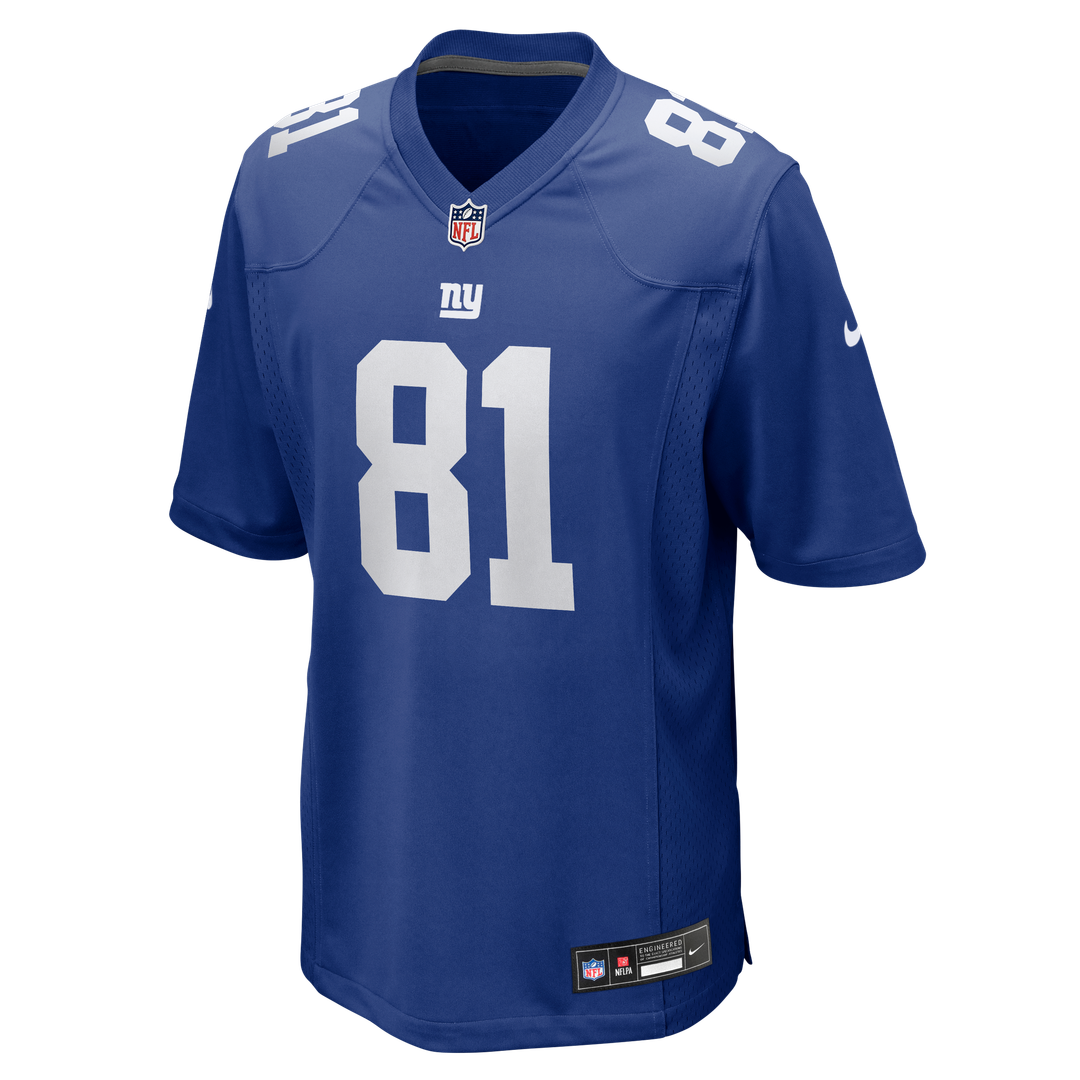 New York Giants Jalin Hyatt Nike Royal Game Jersey