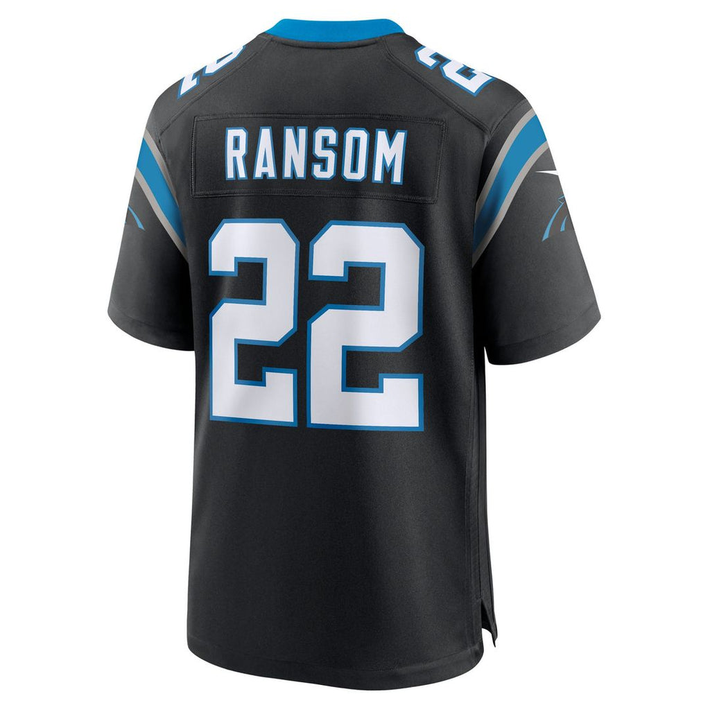 Carolina Panthers Lathan Ransom Nike Black Game Jersey