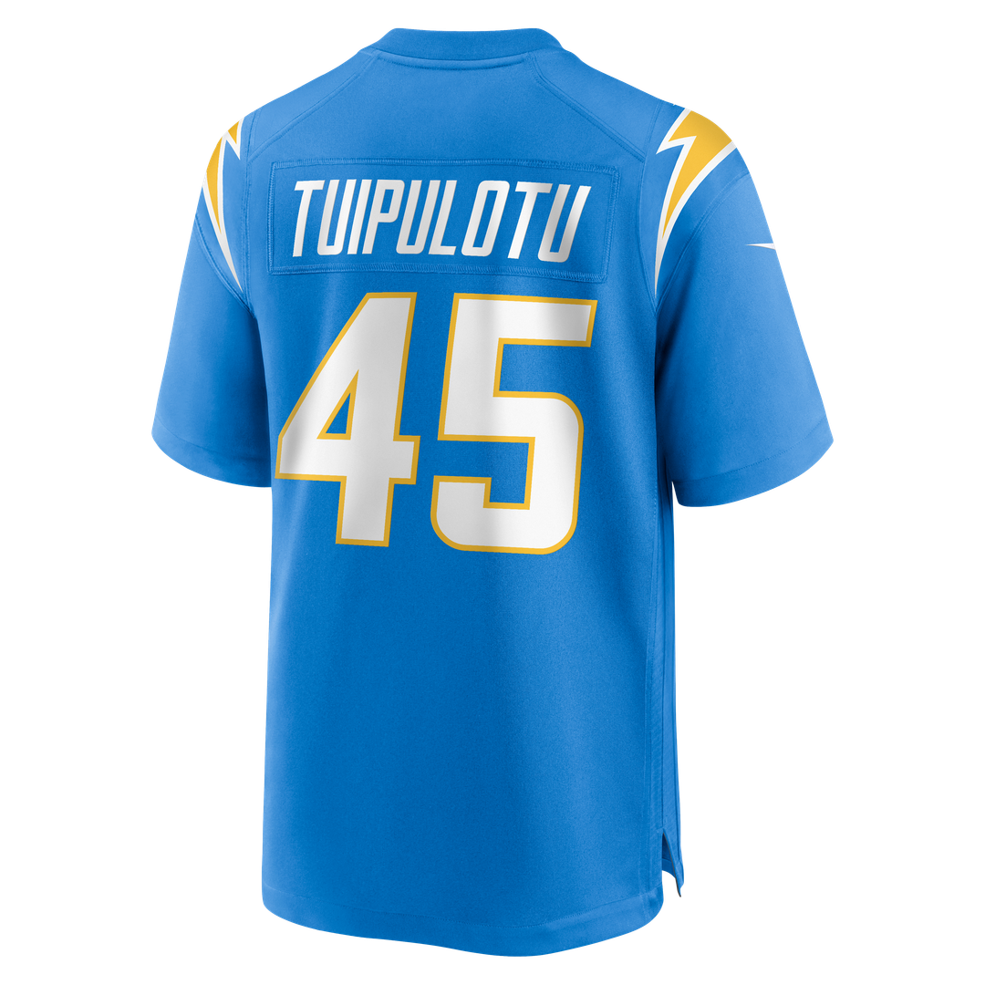 Los Angeles Chargers Tuli Tuipulotu Nike Powder Blue Game Jersey