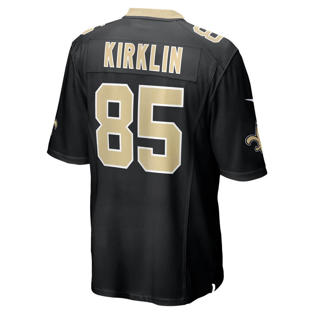 New Orleans Saints Jontre Kirklin Nike Black Game Jersey