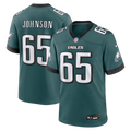 Philadelphia Eagles Lane Johnson Nike Midnight Green Game Jersey