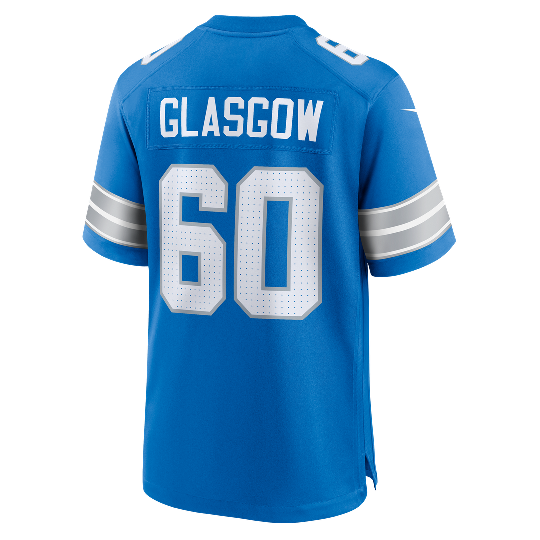 Detroit Lions Graham Glasgow Nike Blue Game Jersey