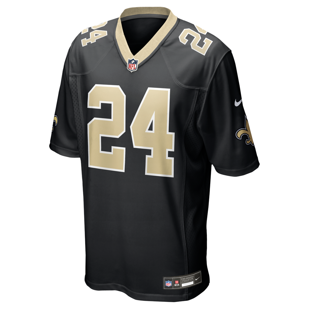 New Orleans Saints Devin Neal Nike Black Game Jersey