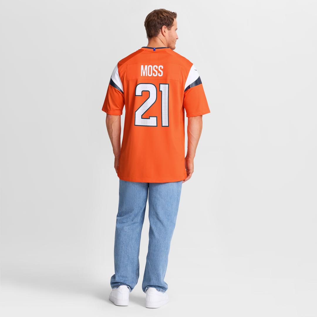 Denver Broncos Riley Moss Nike Orange Game Jersey