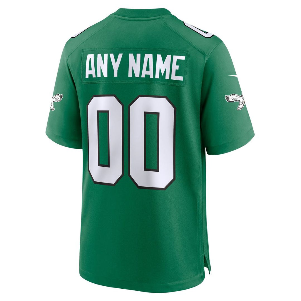 Philadelphia Eagles Nike White White Custom Jersey