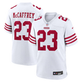 San Francisco 49ers Christian McCaffrey Nike White Game Jersey