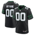 New York Jets Nike Legacy Black Alternate Custom Jersey