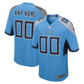 Tennessee Titans Nike Light Blue Alternate Custom Jersey