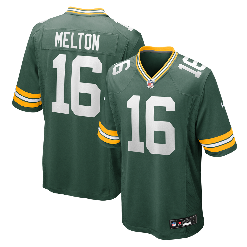 Green Bay Packers Bo Melton Nike Green Game Jersey