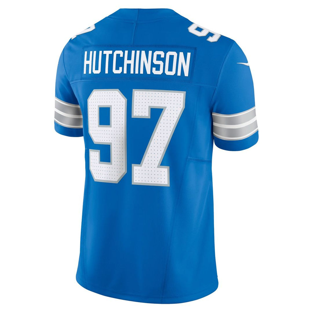 Detroit Lions Aidan Hutchinson Nike Blue Team Vapor FUSE Limited Jersey