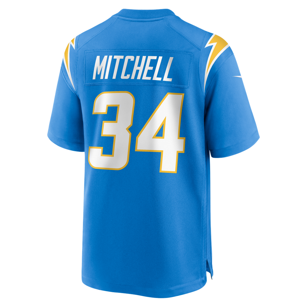 Los Angeles Chargers Keaton Mitchell Nike Powder Blue Game Jersey
