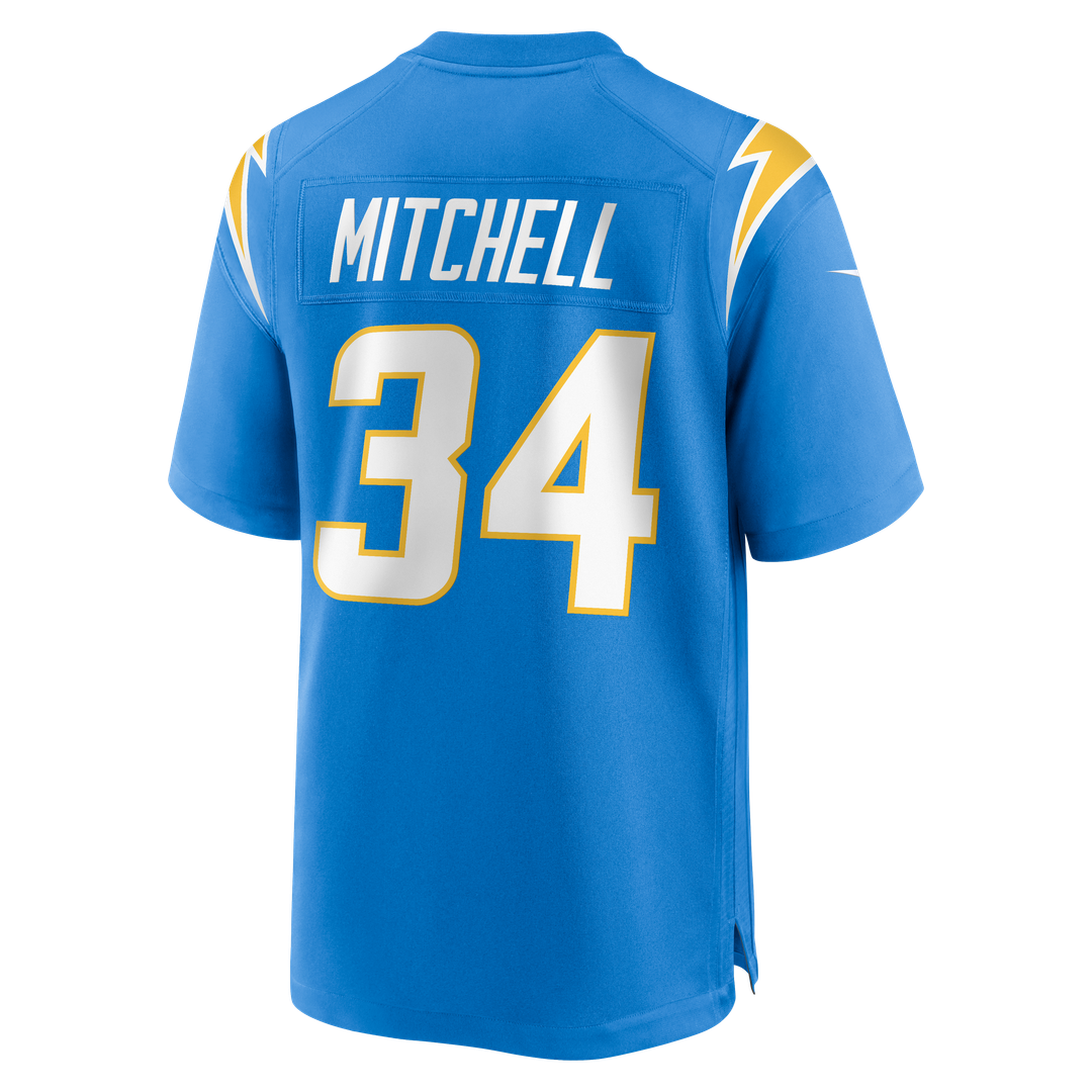 Los Angeles Chargers Keaton Mitchell Nike Powder Blue Game Jersey