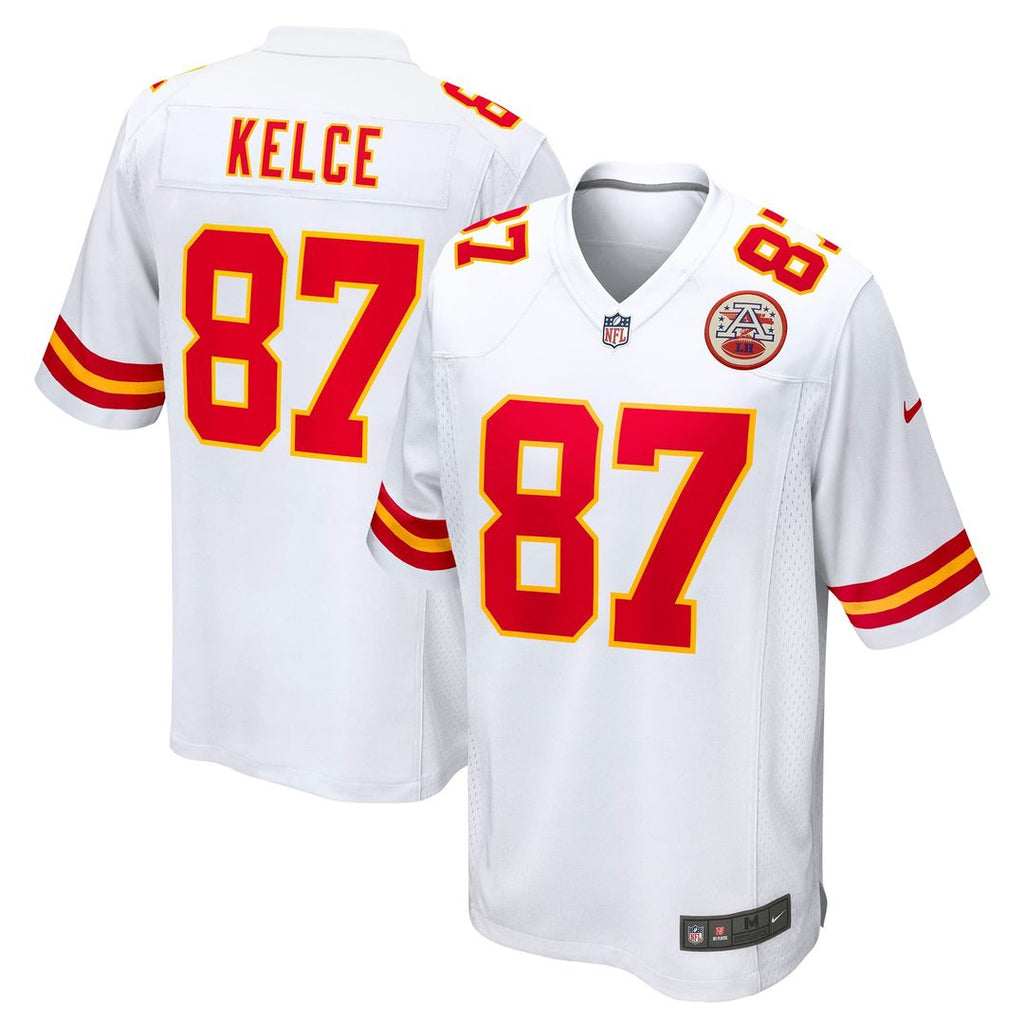 Kansas City Chiefs Travis Kelce Nike White Game Jersey