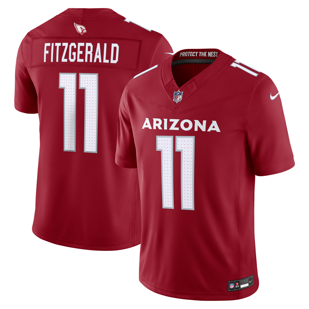 Arizona Cardinals Larry Fitzgerald Nike Cardinal Vapor FUSE Stitched Retired Limited Jersey