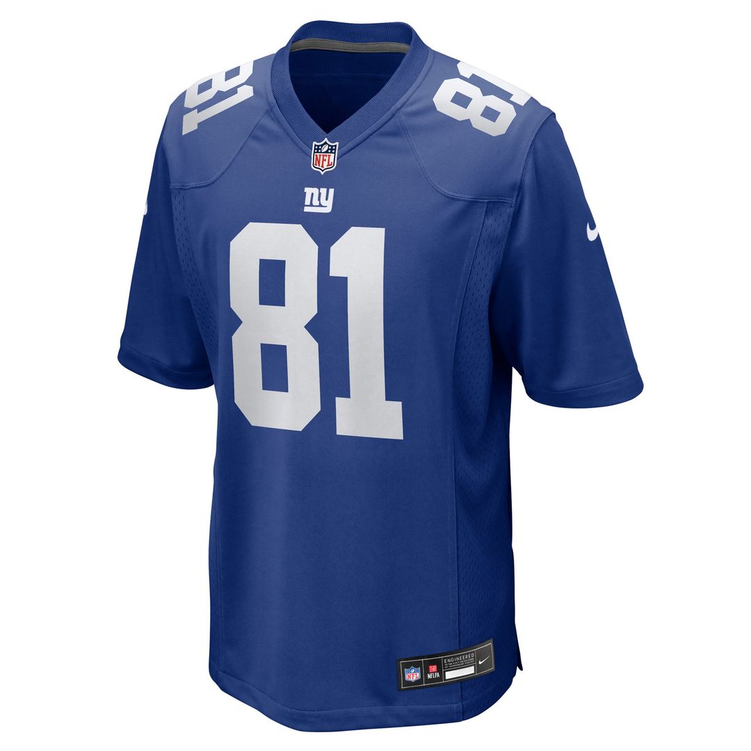 New York Giants Beaux Collins Nike Royal Game Jersey