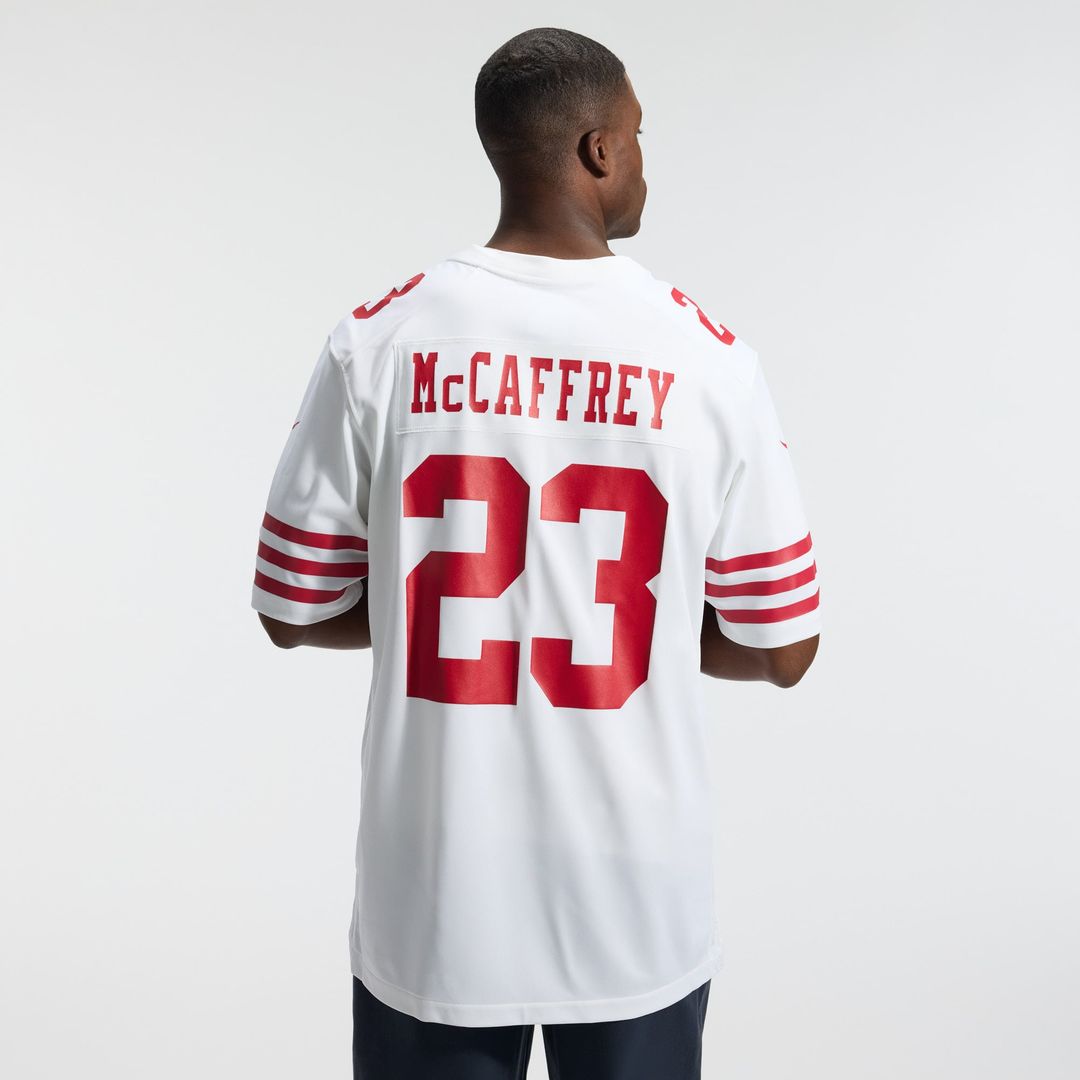 San Francisco 49ers Christian McCaffrey Nike Scarlet Game Jersey