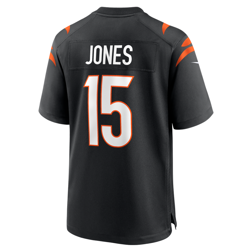 Cincinnati Bengals Charlie Jones Nike Black Game Jersey