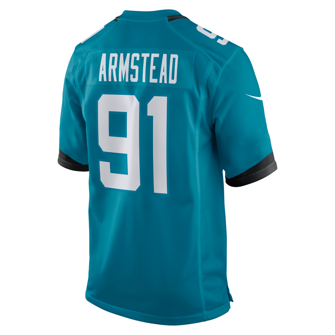 Jacksonville Jaguars Arik Armstead Nike Teal Game Jersey