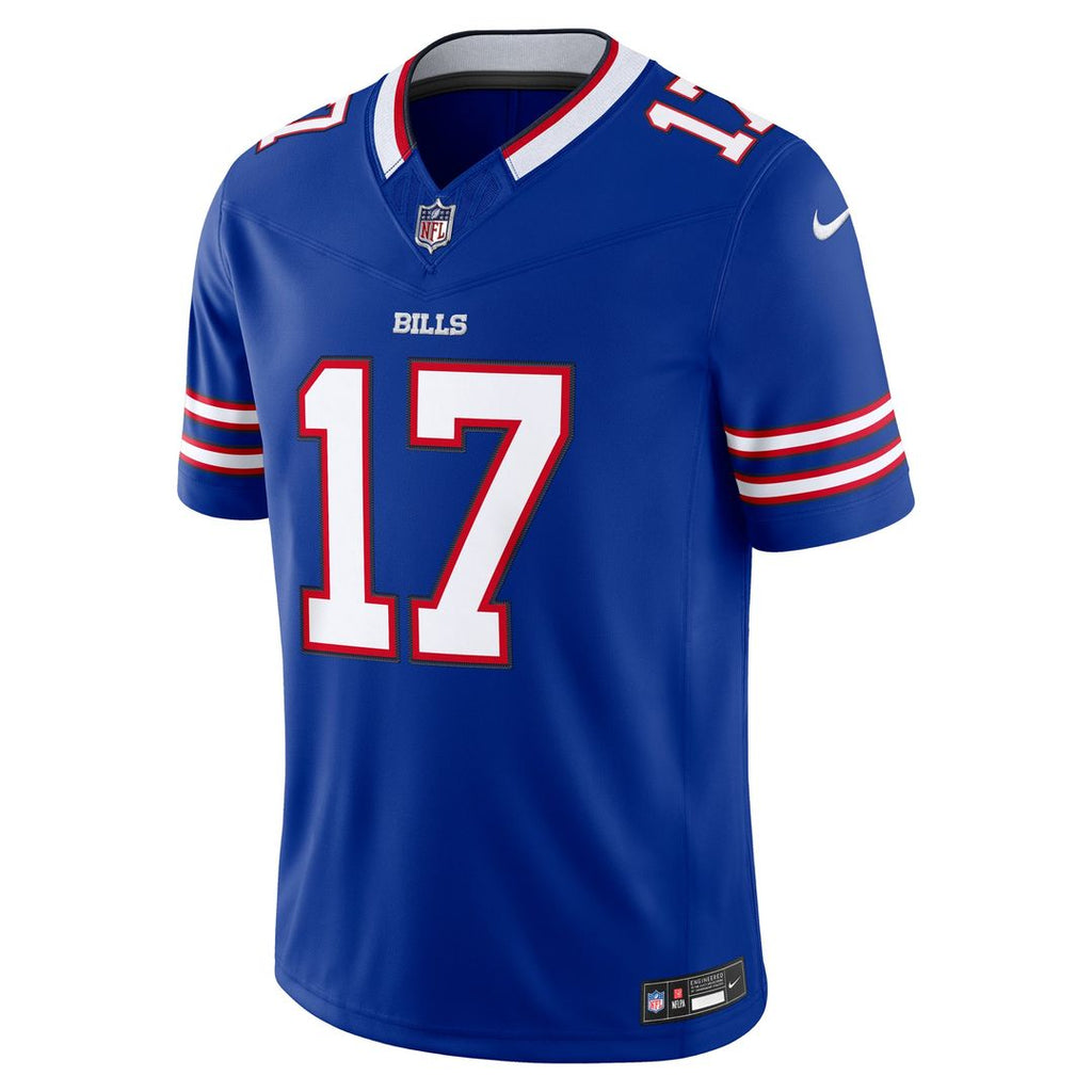 Buffalo Bills Josh Allen Nike Gray Nickel City Vapor FUSE Stitched Limited Jersey