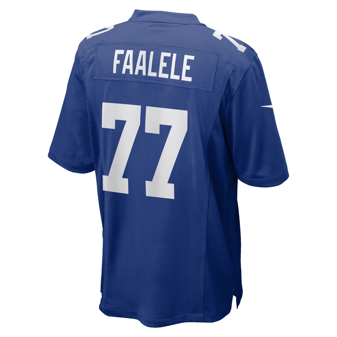New York Giants Daniel Faalele Nike Royal Game Jersey