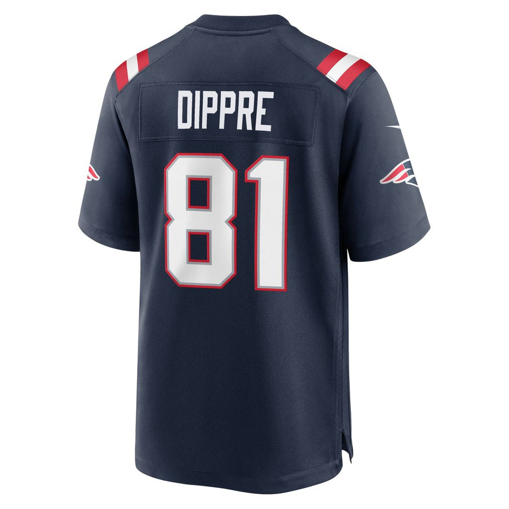 New England Patriots CJ Dippre Nike Navy Game Jersey