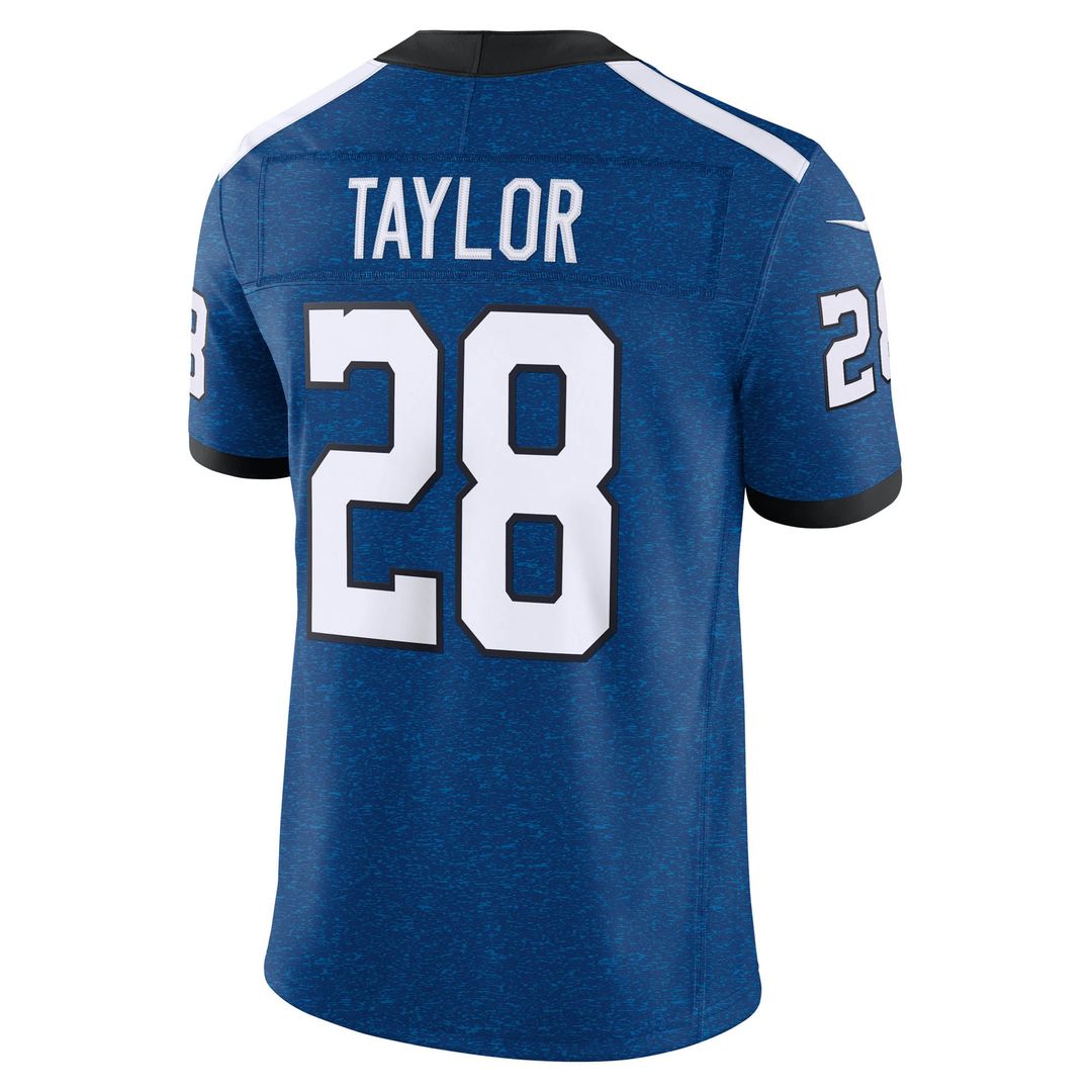Indianapolis Colts Jonathan Taylor Nike Royal Alternate Indiana Nights Vapor FUSE Stitched Limited Jersey