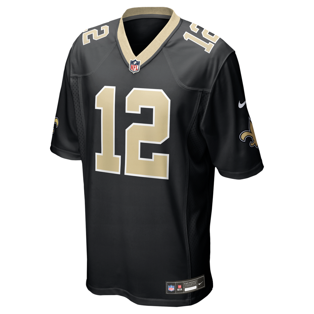 New Orleans Saints Chris Olave Nike Black Game Jersey