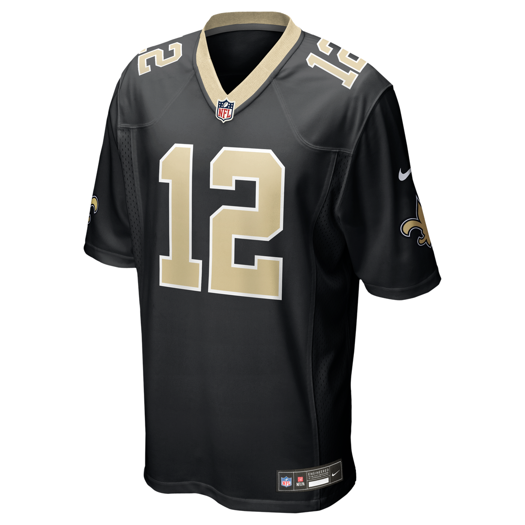 New Orleans Saints Chris Olave Nike Black Game Jersey