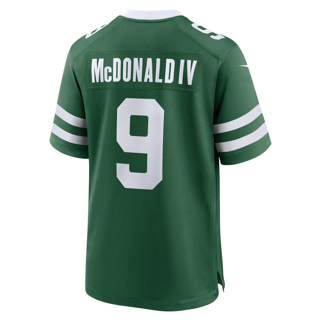 New York Jets Will McDonald IV Nike Legacy Green Game Jersey