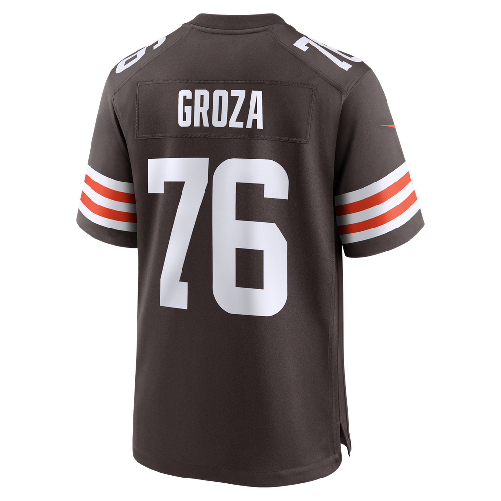 Cleveland Browns Lou Groza Nike Brown Retired Player Game Jersey