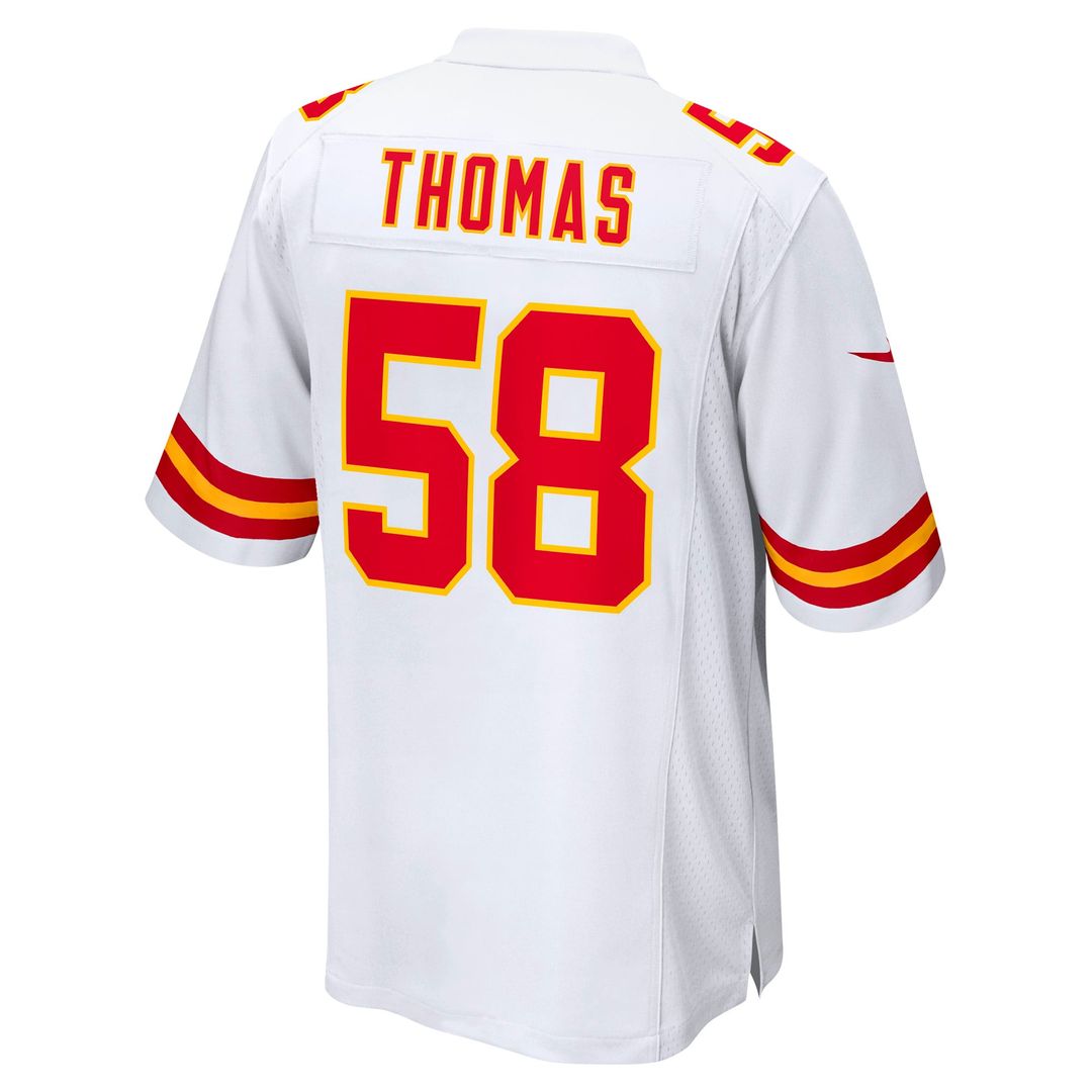 Kansas City Chiefs Derrick Thomas Nike White Retired Game Jersey