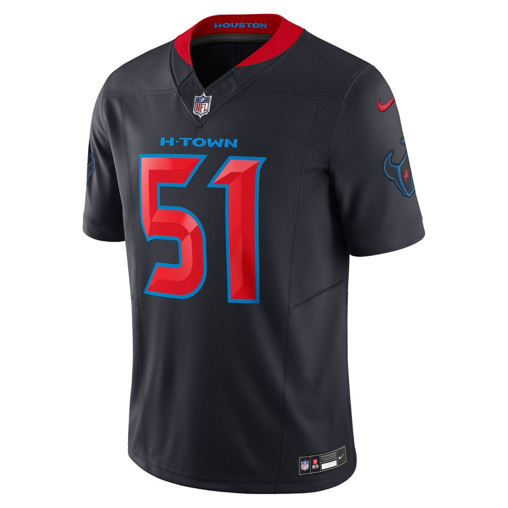 Houston Texans Will Anderson Jr. Nike Navy 2nd Alternate Vapor FUSE Limited Jersey