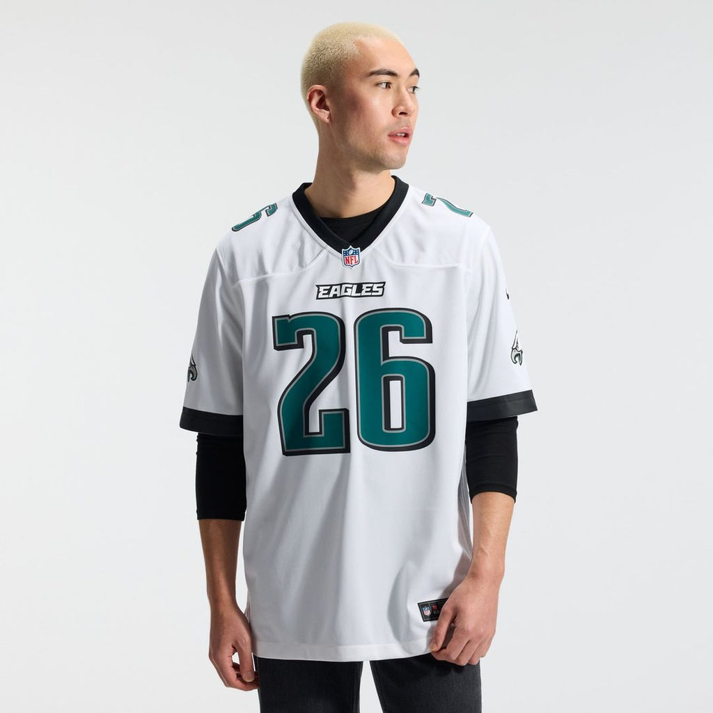 Philadelphia Eagles Saquon Barkley Nike Midnight Green Game Jersey