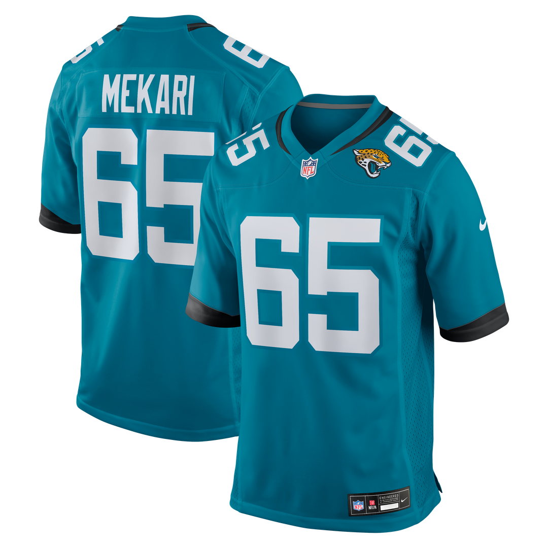 Jacksonville Jaguars Patrick Mekari Nike Teal Game Jersey