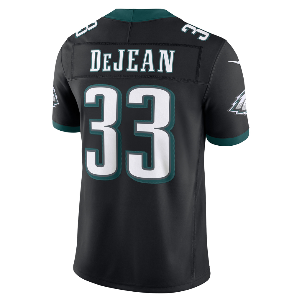 Philadelphia Eagles Cooper DeJean Nike Black Alternate Vapor FUSE Stitched Limited Jersey