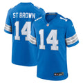 Detroit Lions Amon - Ra St. Brown Nike Blue Game Jersey