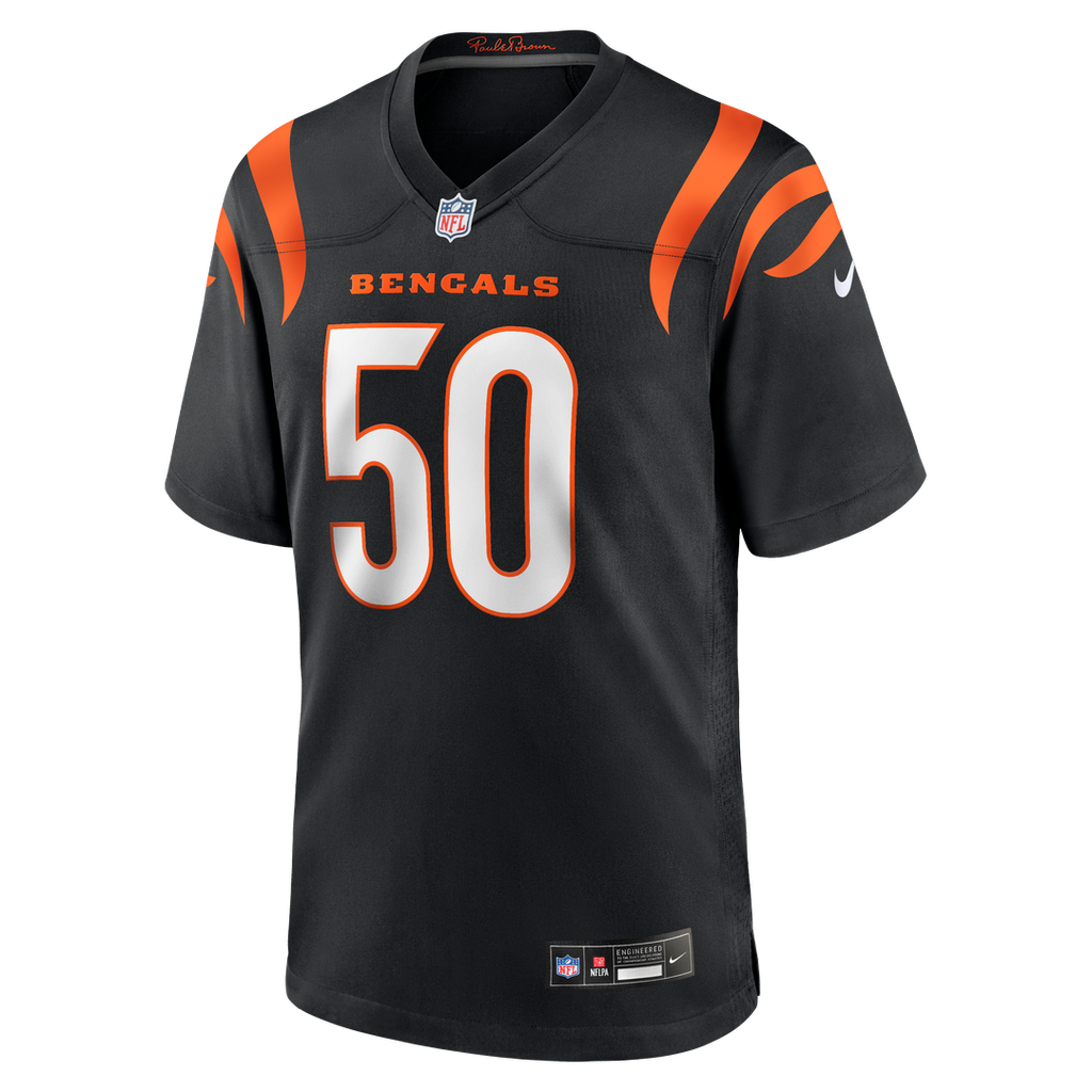 Cincinnati Bengals Shaka Heyward Nike Black Game Jersey