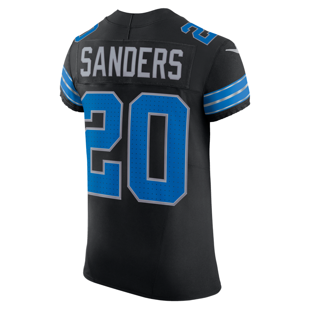 Detroit Lions Barry Sanders Nike Black Alternate Vapor FUSE Elite Jersey