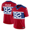New York Giants Michael Strahan Nike Century Red Alternate Vapor FUSE Retired Player Limited Jersey