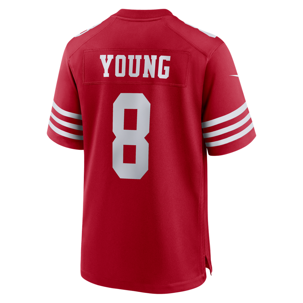 San Francisco 49ers Steve Young Nike Scarlet Retired Game Jersey