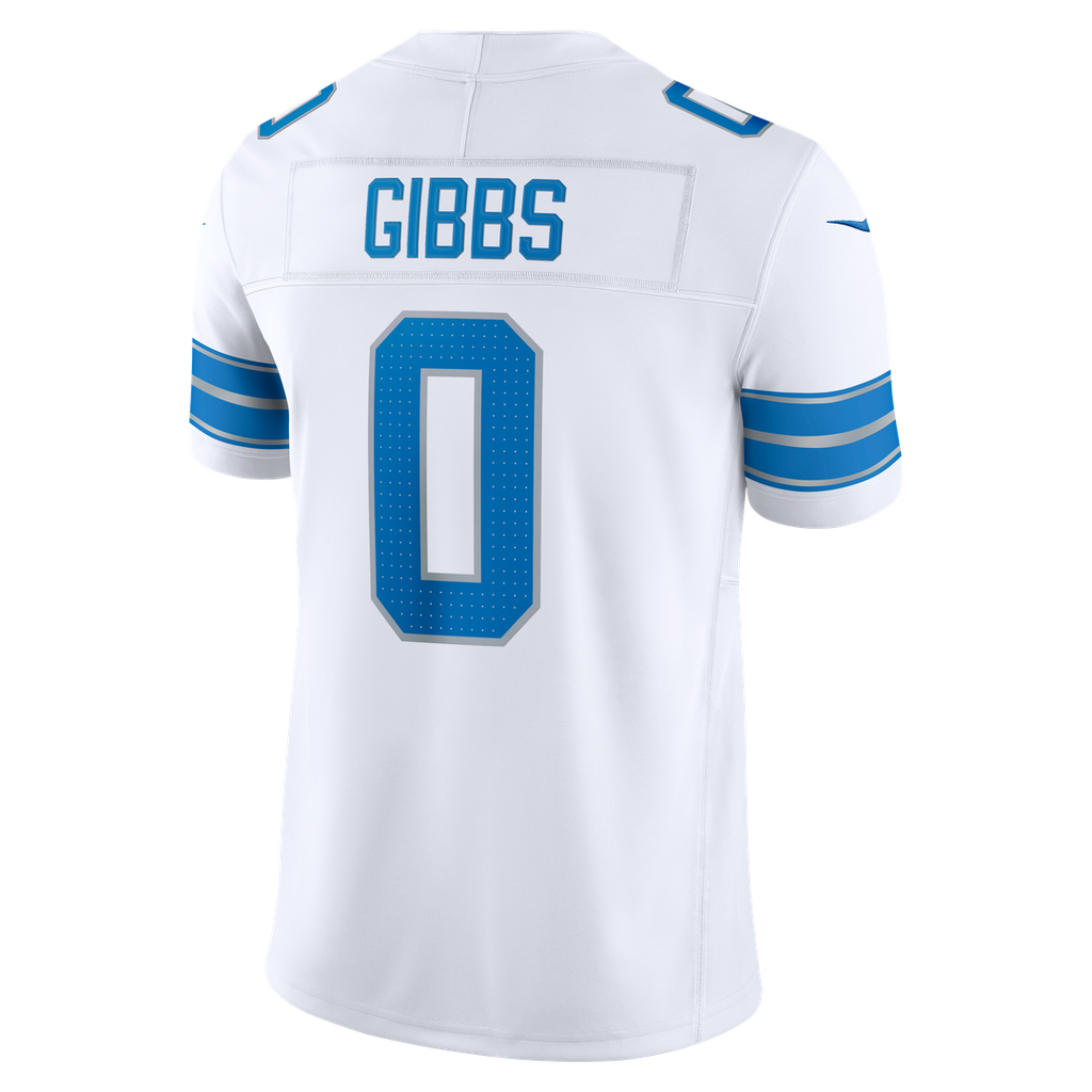 Detroit Lions Jahmyr Gibbs Nike Blue Team Vapor FUSE Stitched Limited Jersey
