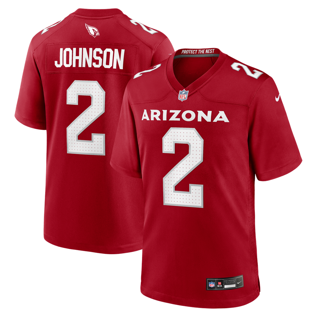 Arizona Cardinals Will Johnson Nike Cardinal Game Jersey
